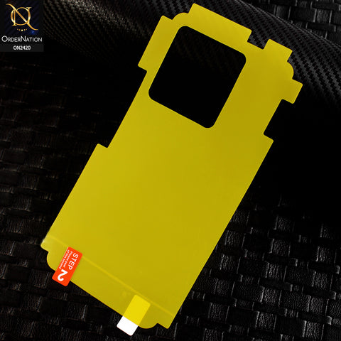 Infinix Note 30 Pro Protector - Transparent Hydro Jell Skin Film Unbreakable Back Protector Sheet