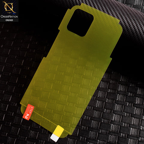 Infinix Smart 6 HD Protector - Transparent Hydro Jell Skin Film Unbreakable Back Protector Sheet