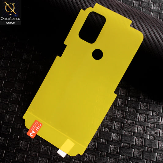 OnePlus Nord N10 Protector - Transparent Hydro Jell Skin Film Unbreakable Back Protector Sheet