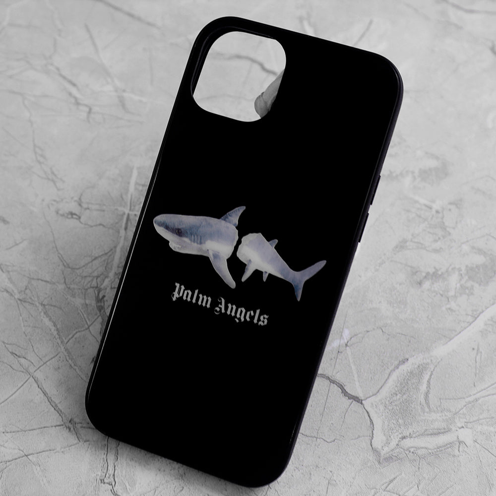 iPhone 14 Plus Cover - Palm Angels - HQ Ultra Shine Premium Infinity Glass Soft Silicon Borders Case ( Fast Delivery )