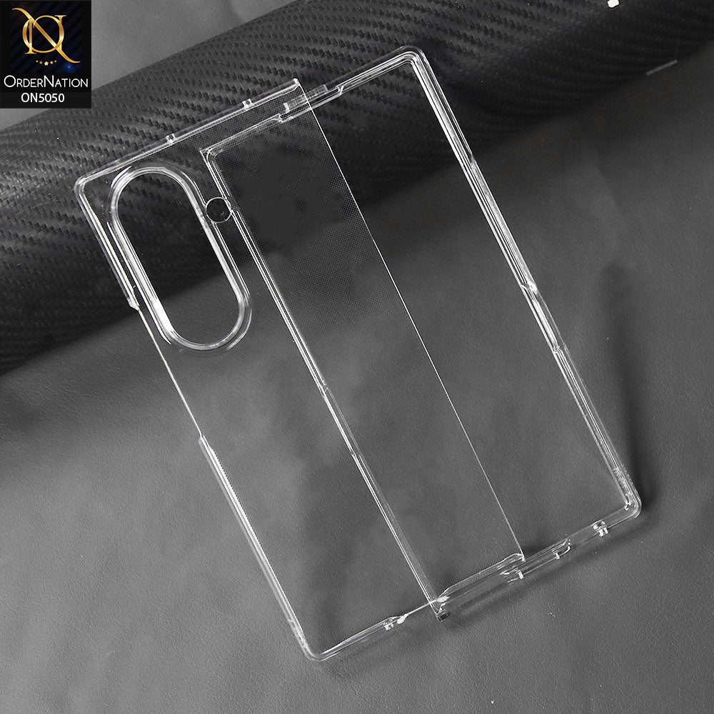 Samsung Galaxy Z Fold 7  - Transparent - New Protection Series - Pc Shell Protective Back Case