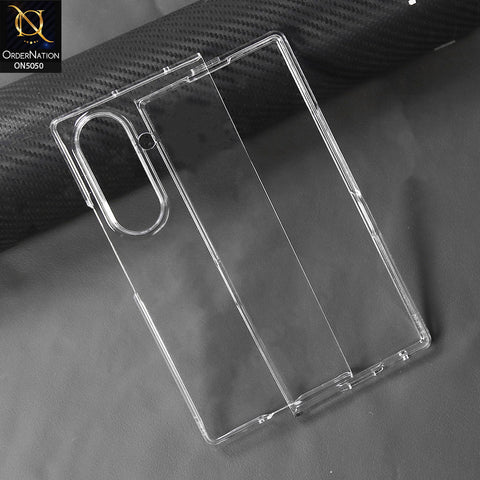 Samsung Galaxy Z Fold 7  - Transparent - New Protection Series - Pc Shell Protective Back Case