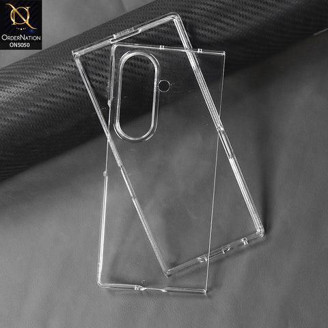 Samsung Galaxy Z Fold 7  - Transparent - New Protection Series - Pc Shell Protective Back Case