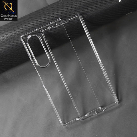 Samsung Galaxy Z Fold 6 5G  - Transparent - New Protection Series - Pc Shell Protective Back Case