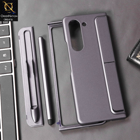 Samsung Galaxy Z Fold 5 5G Cover - Blue - Slim Standing Cover with S Pen