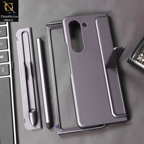 Samsung Galaxy Z Fold 5 5G Cover - Blue - Slim Standing Cover with S Pen