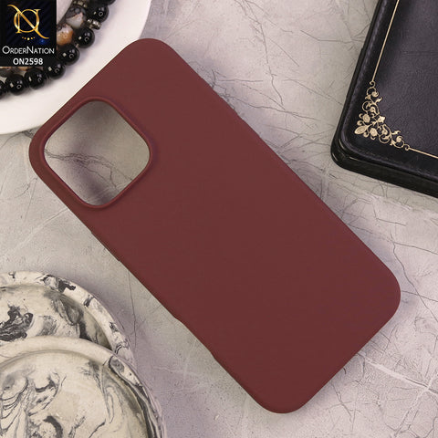 iPhone 16 Pro Max Cover - Cobalt Violet - HQ Silica Gel Shockproof Matte Soft Silicone Case