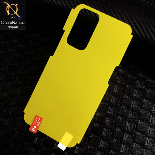 OnePlus 9 Pro Protector Cover - Transparent Hydro Jell Skin Film Unbreakable Back Protector Sheet