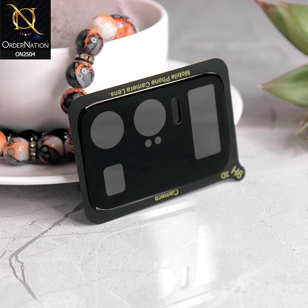 Xiaomi Mi 11 Ultra Protector - Black - 9H Ultra Thin Scratch-Resistant Camera Lens Glass Protector