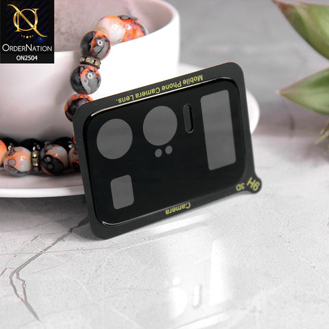 Xiaomi Mi 11 Ultra Protector - Black - 9H Ultra Thin Scratch-Resistant Camera Lens Glass Protector