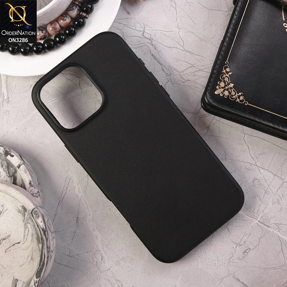 iPhone 16 Pro Max Cover - Black - K-DOO Noble Collection Leather PU - PC Case