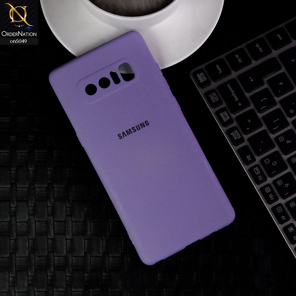 Samsung Galaxy Note 8 - Light Purple - Matte Shockproof Sillica Gel Soft Case