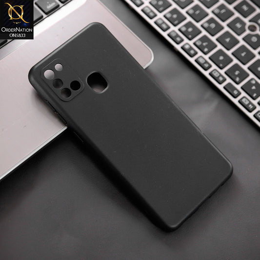 Samsung Galaxy A21s Cover - Black - New Premium Quality Silicone Case Slim Protective Back Cover
