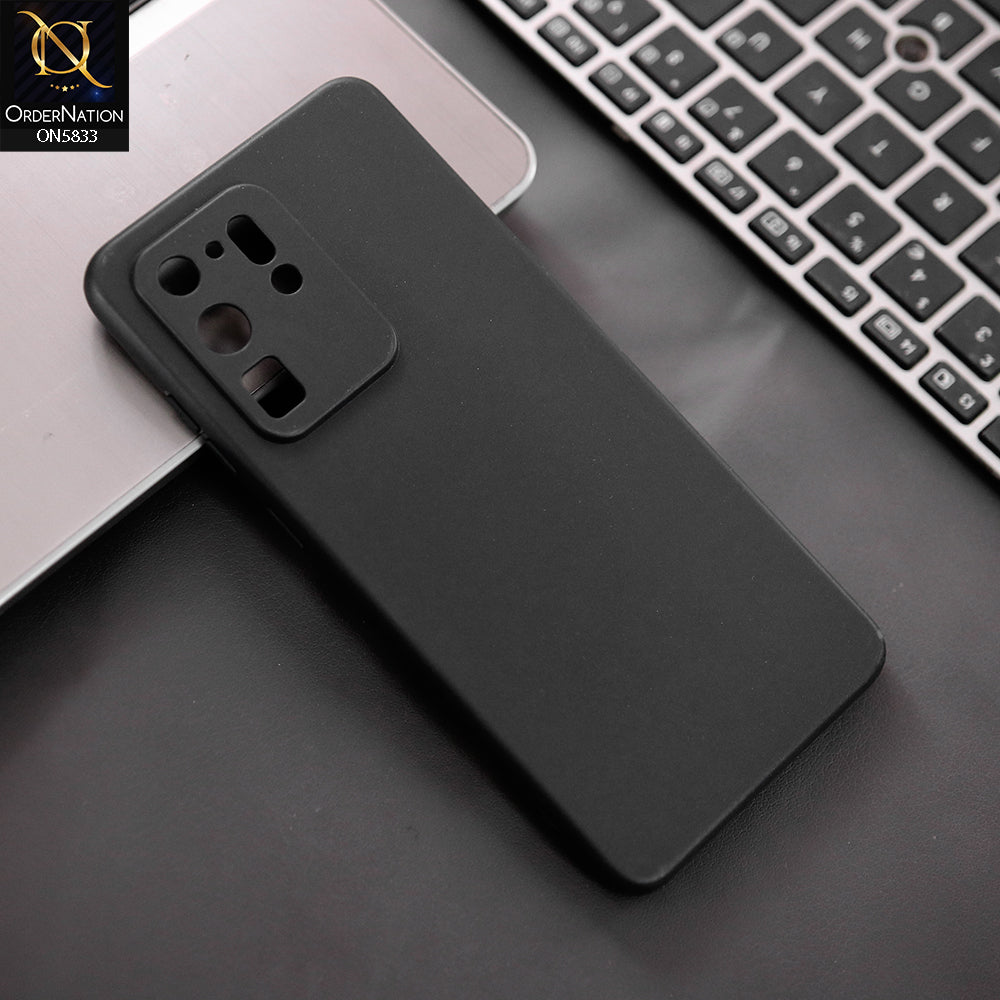 Samsung Galaxy S20 Ultra Cover - Black - New Premium Quality Silicone Case Slim Protective Back Cover