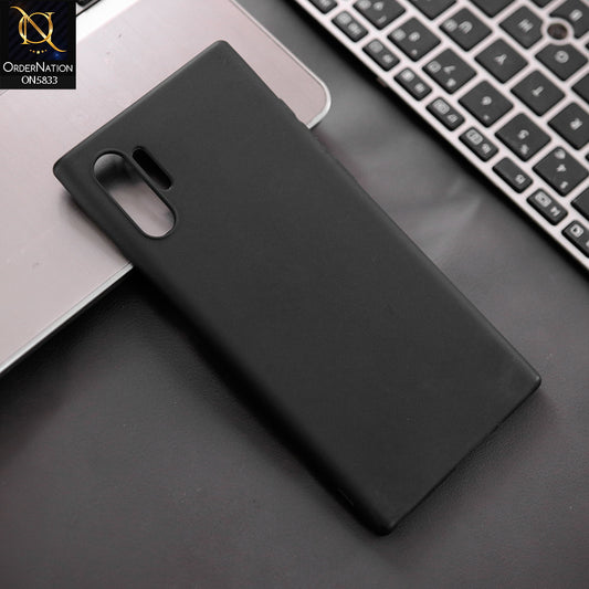 Samsung Galaxy Note 10 Plus Cover - Black - New Premium Quality Silicone Case Slim Protective Back Cover