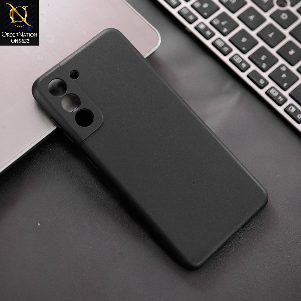 Samsung Galaxy S21 5G Cover - Black - New Premium Quality Silicone Case Slim Protective Back Cover