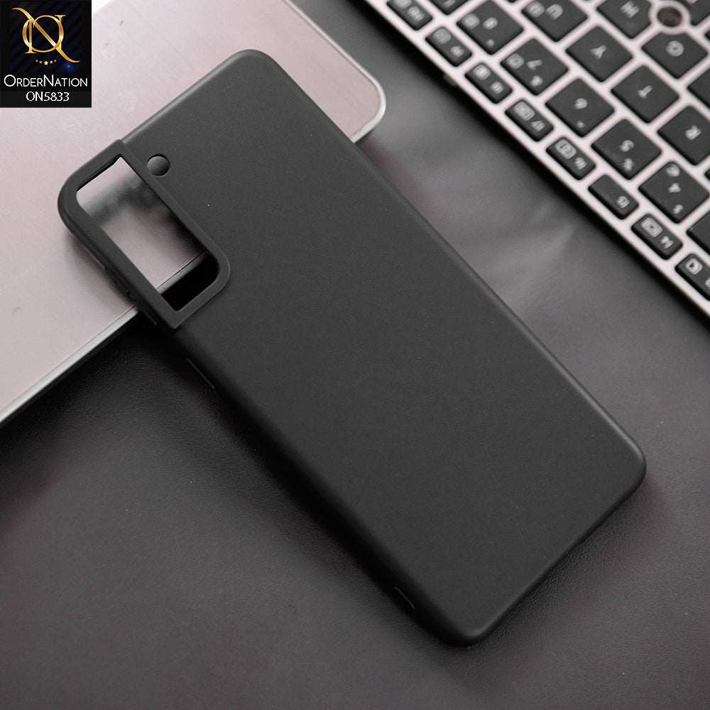 Samsung Galaxy S21 Plus 5G Cover - Black - New Premium Quality Silicone Case Slim Protective Back Cover