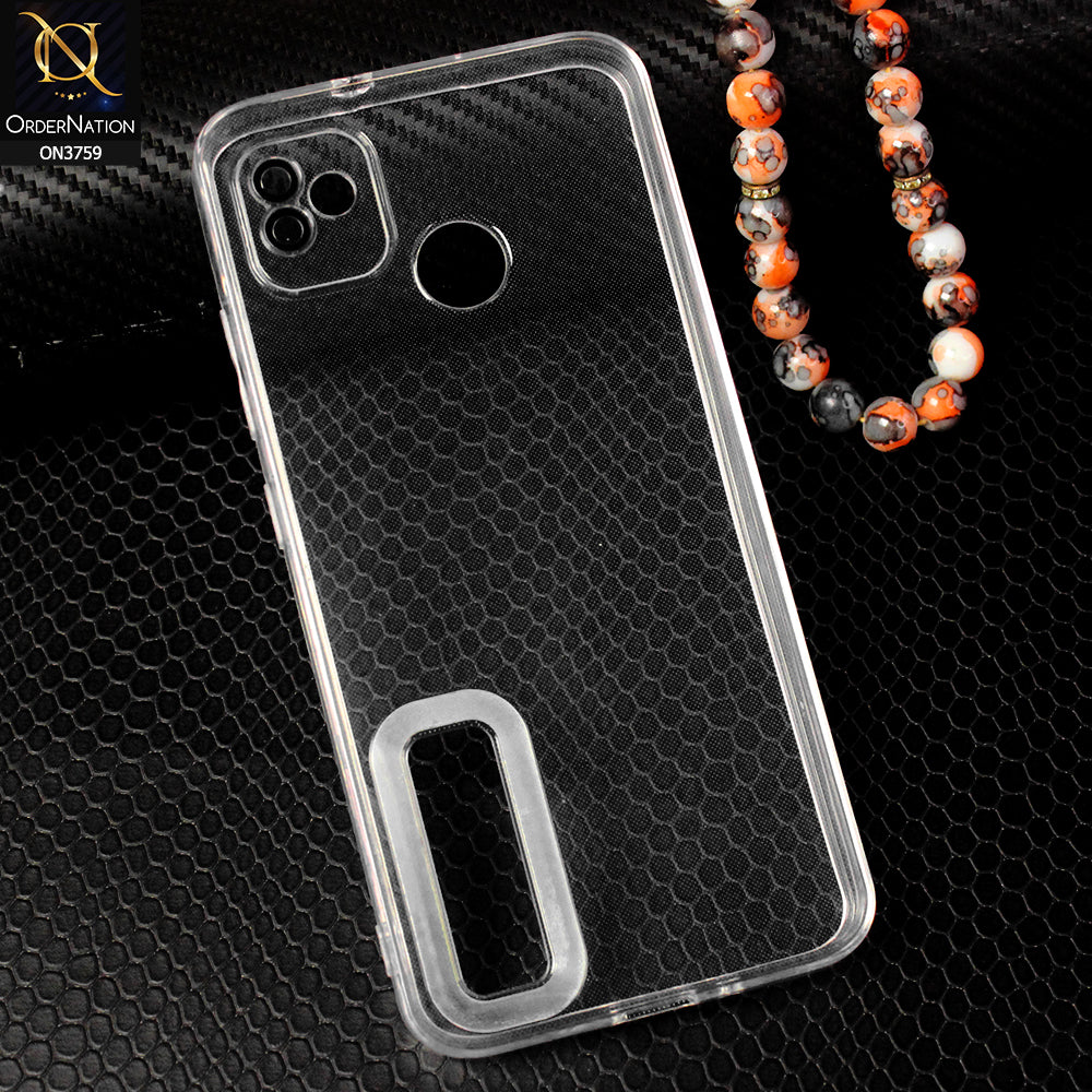 Tecno Pop 5 Cover - Transparent - Logo Hole Camera Lense Protection Soft Silicon Transparent Case