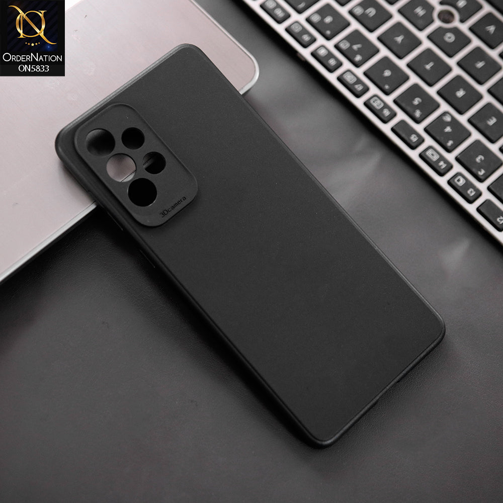 Samsung Galaxy A73 5G Cover - Black - New Premium Quality Silicone Case Slim Protective Back Cover