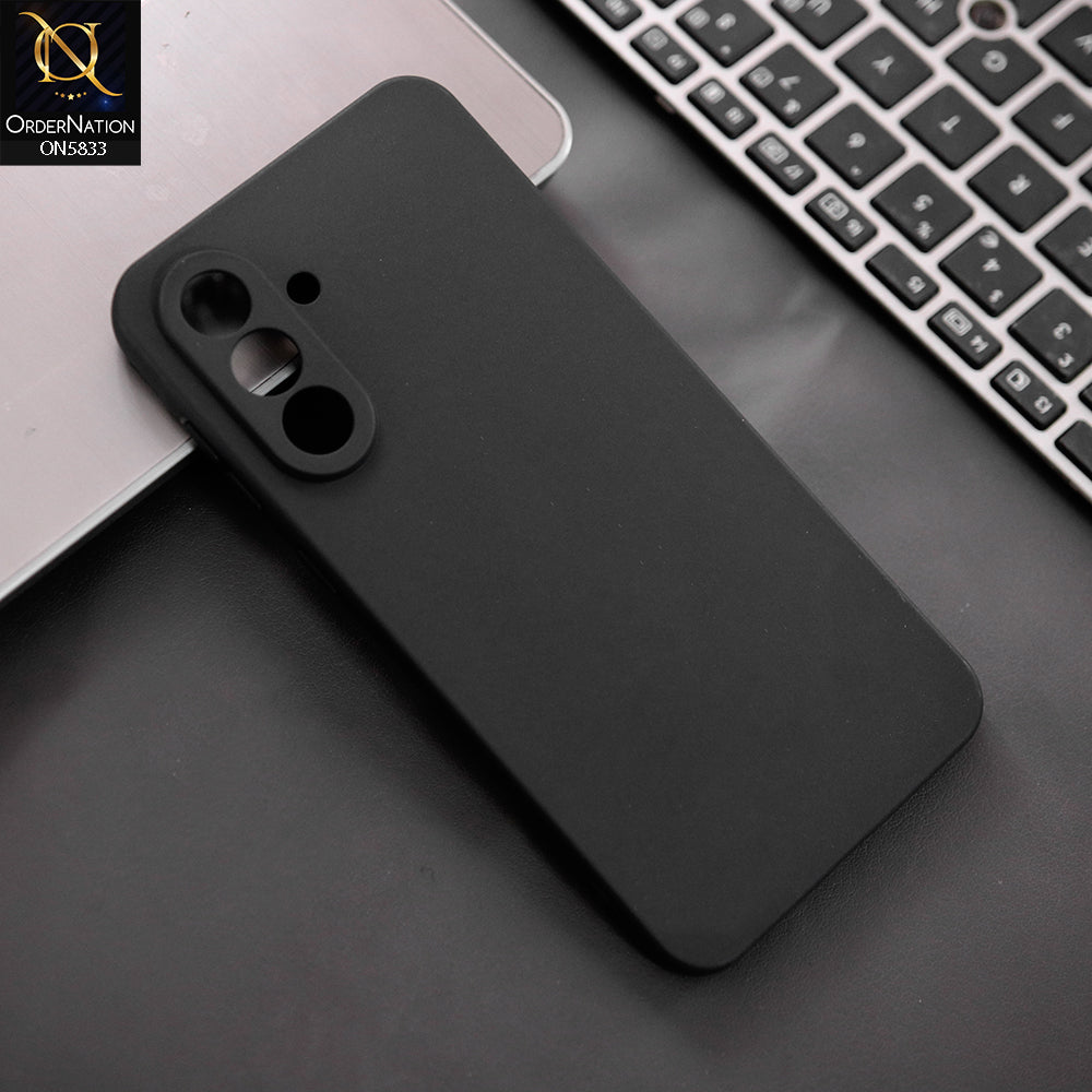 Samsung Galaxy A56 Cover - Black - New Premium Quality Silicone Case Slim Protective Back Cover