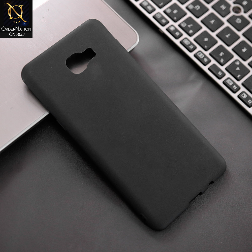 Samsung C9 Cover - Black - New Premium Quality Silicone Case Slim Protective Back Cover