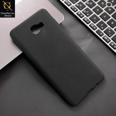 Samsung C9 Cover - Black - New Premium Quality Silicone Case Slim Protective Back Cover