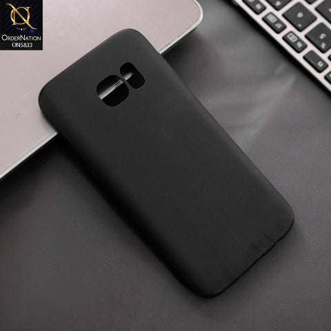 Samsung Galaxy S7 Cover - Black - New Premium Quality Silicone Case Slim Protective Back Cover