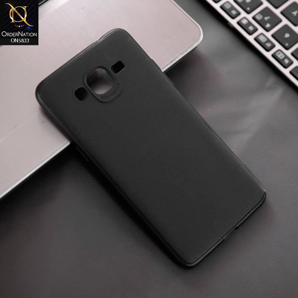Samsung Galaxy Grand Prime Cover - Black - New Premium Quality Silicone Case Slim Protective Back Cover