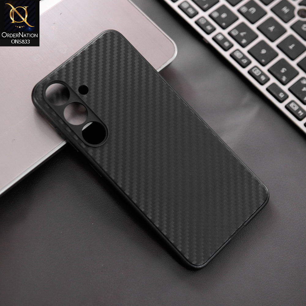 Samsung Galaxy S24 Cover - Black - New Premium Quality Silicone Case Slim Protective Back Cover