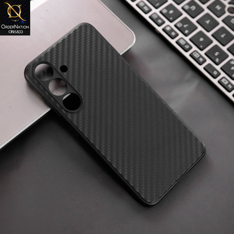 Samsung Galaxy S24 Cover - Black - New Premium Quality Silicone Case Slim Protective Back Cover