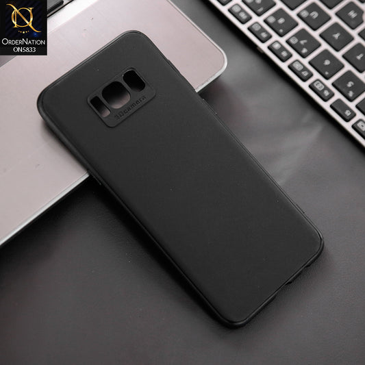 Samsung Galaxy S8 Cover - Black - New Premium Quality Silicone Case Slim Protective Back Cover