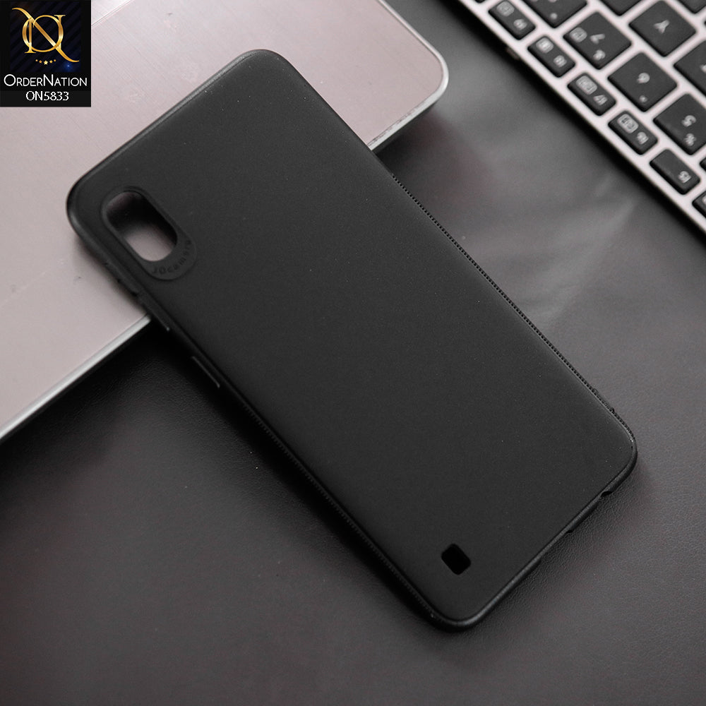 Samsung Galaxy A10 Cover - Black - New Premium Quality Silicone Case Slim Protective Back Cover