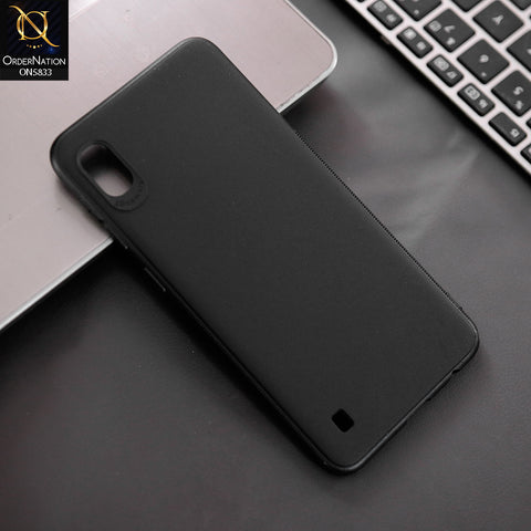 Samsung Galaxy A10 Cover - Black - New Premium Quality Silicone Case Slim Protective Back Cover