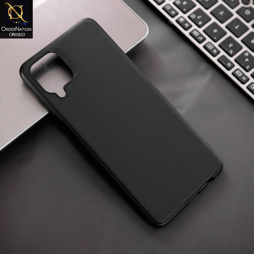 Samsung Galaxy A12 Cover - Black - New Premium Quality Silicone Case Slim Protective Back Cover