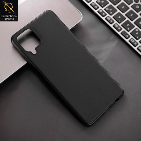 Samsung Galaxy A12 Cover - Black - New Premium Quality Silicone Case Slim Protective Back Cover