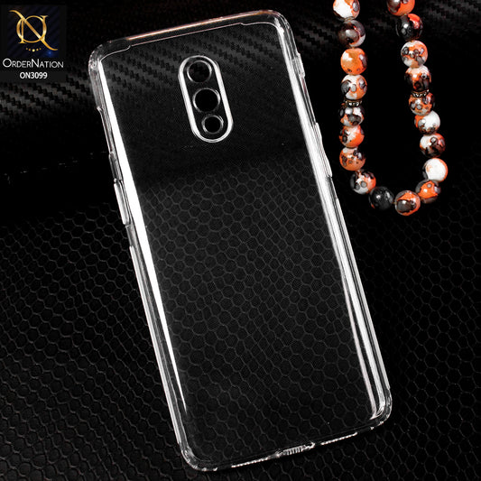 OnePlus 7 Cover - Soft 4D Design Shockproof Silicone Transparent Clear Camera Protection Case