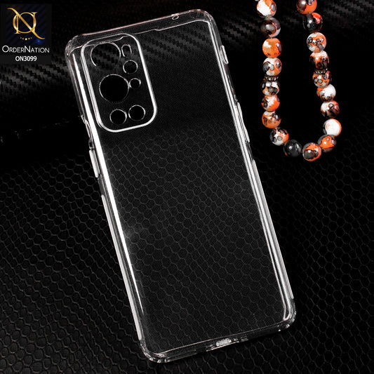 OnePlus 9 Pro Cover - Soft 4D Design Shockproof Silicone Transparent Clear Camera Protection Case