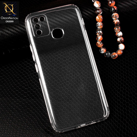 Infinix Smart 5 Cover - Soft 4D Design Shockproof Silicone Transparent Clear Camera Protection Case