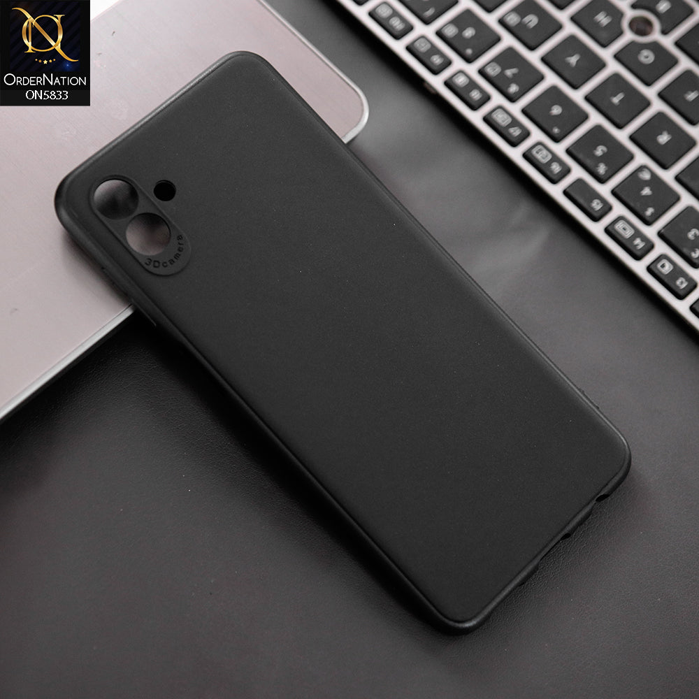 Samsung Galaxy A04 Cover - Black - New Premium Quality Silicone Case Slim Protective Back Cover
