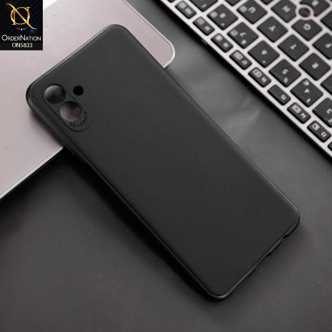 Samsung Galaxy A04 Cover - Black - New Premium Quality Silicone Case Slim Protective Back Cover