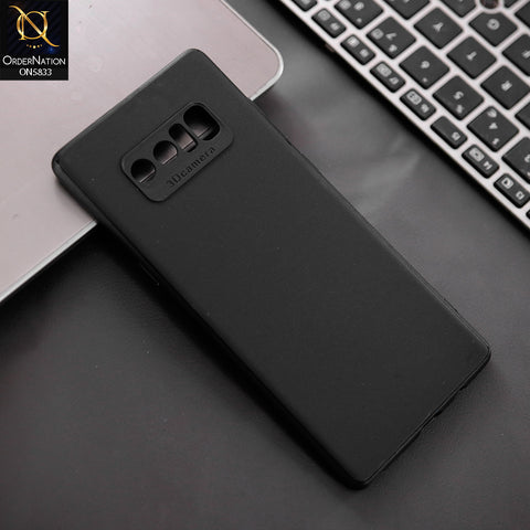 Samsung Galaxy Note 8 Cover - Black - New Premium Quality Silicone Case Slim Protective Back Cover