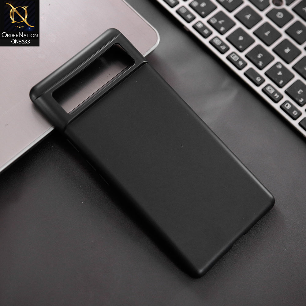 Google Pixel 6 Cover - Black - New Premium Quality Silicone Case Slim Protective Back Cover