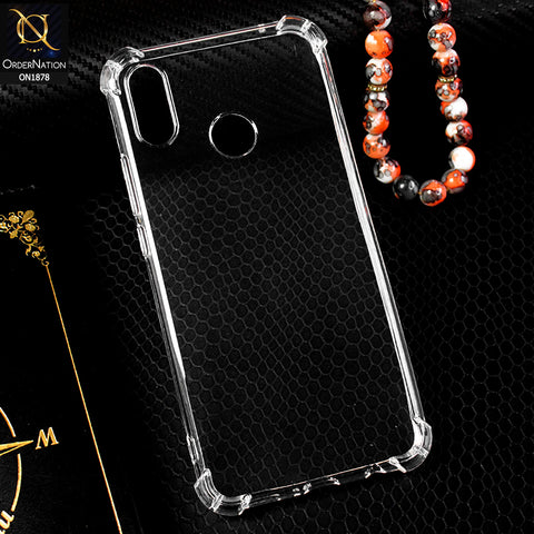 Huawei Nova 3i / P Smart Plus Cover - Soft 4D Design Shockproof Silicone Transparent Clear Case