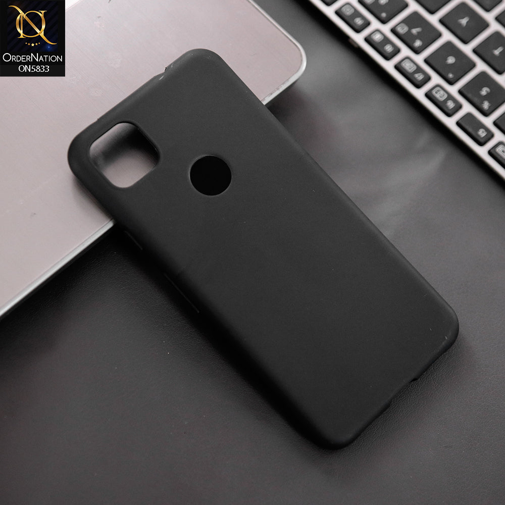 Google Pixel 4a 5G Cover - Black - New Premium Quality Silicone Case Slim Protective Back Cover
