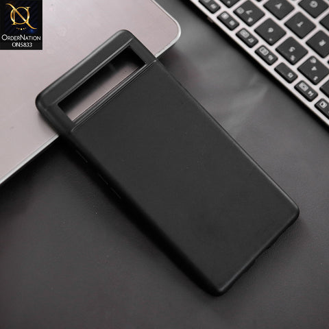 Google Pixel 6a Cover - Black - New Premium Quality Silicone Case Slim Protective Back Cover