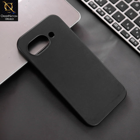 Google Pixel 9a Cover - Black - New Premium Quality Silicone Case Slim Protective Back Cover