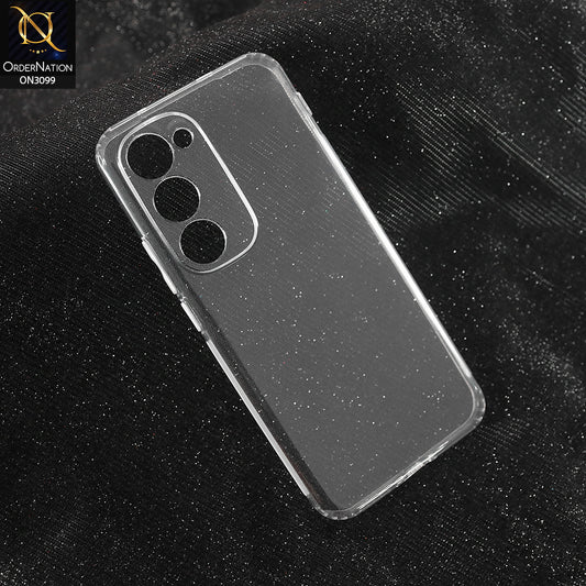 Tecno Spark 40 Pro Plus Cover - Transparent -   Soft 4D Design Shockproof Silicone Transparent Clear Camera Protection Case