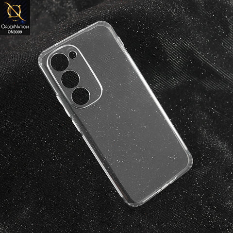 Tecno Spark 40 Pro Plus Cover - Transparent -   Soft 4D Design Shockproof Silicone Transparent Clear Camera Protection Case