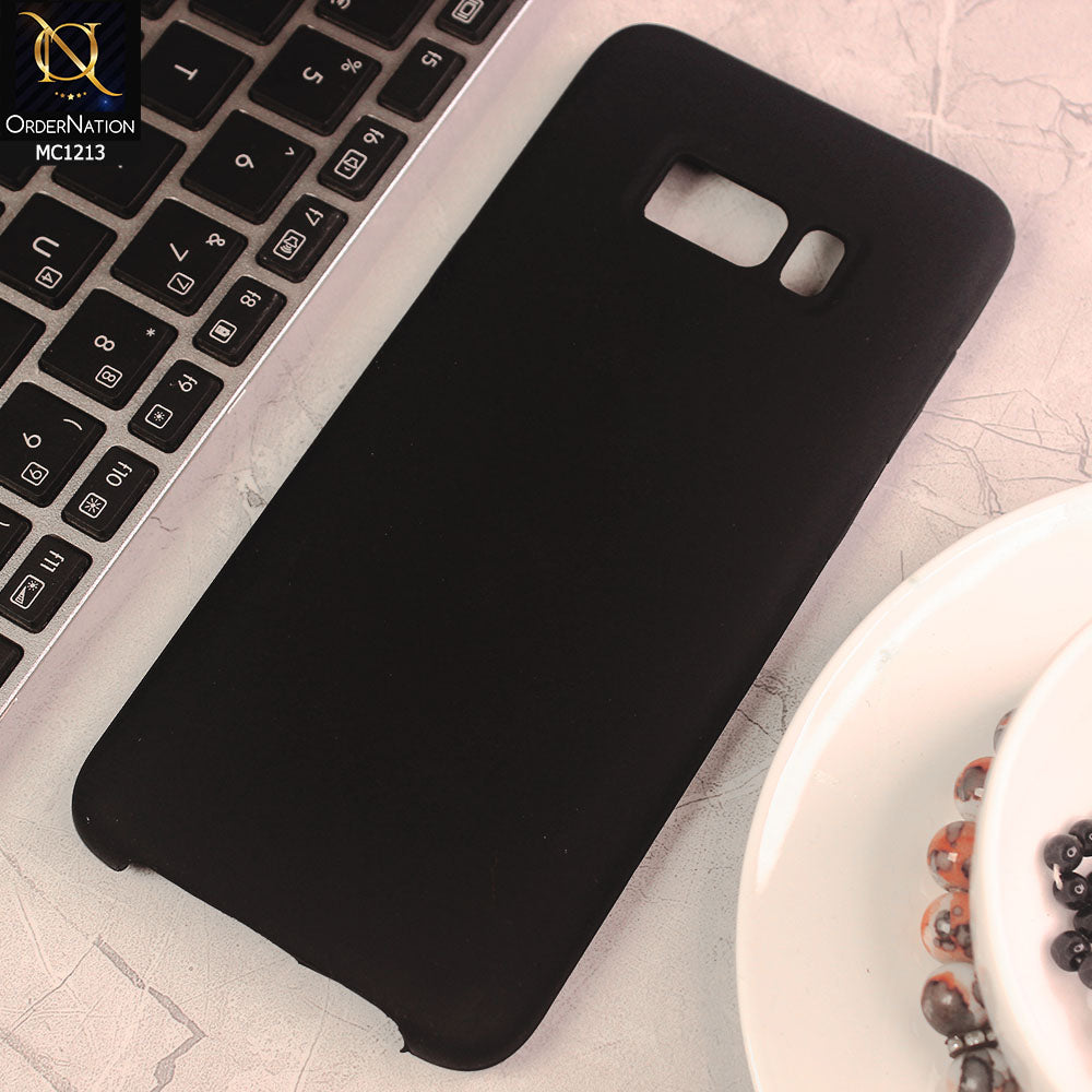 Samsung Galaxy S8 Plus - Black - Soft Shockproof Sillica Gel Case