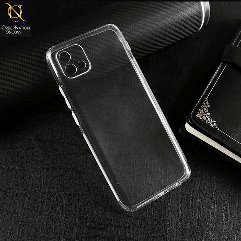 Oppo A16K Cover - Transparent -  Soft 4D Design Shockproof Silicone Transparent Clear Camera Protection Case